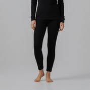 Leggings merino - Black Wool 200 Women