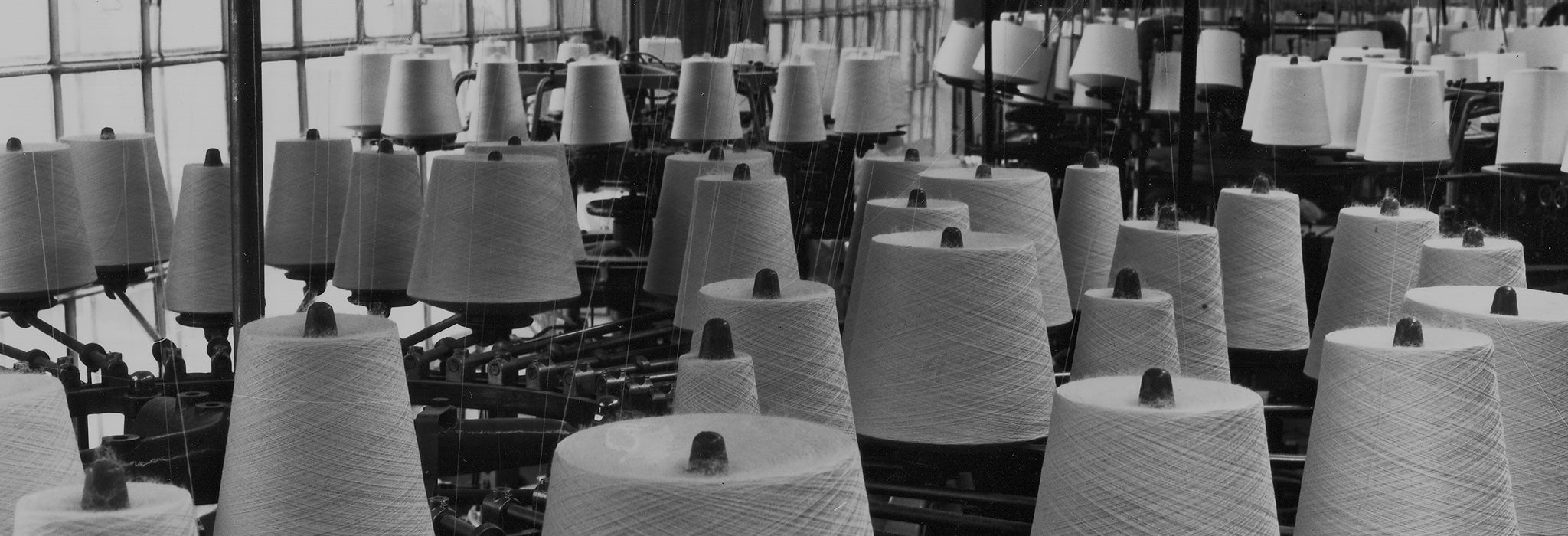 Ullproduksjon fra Janusfabrikken i 1950