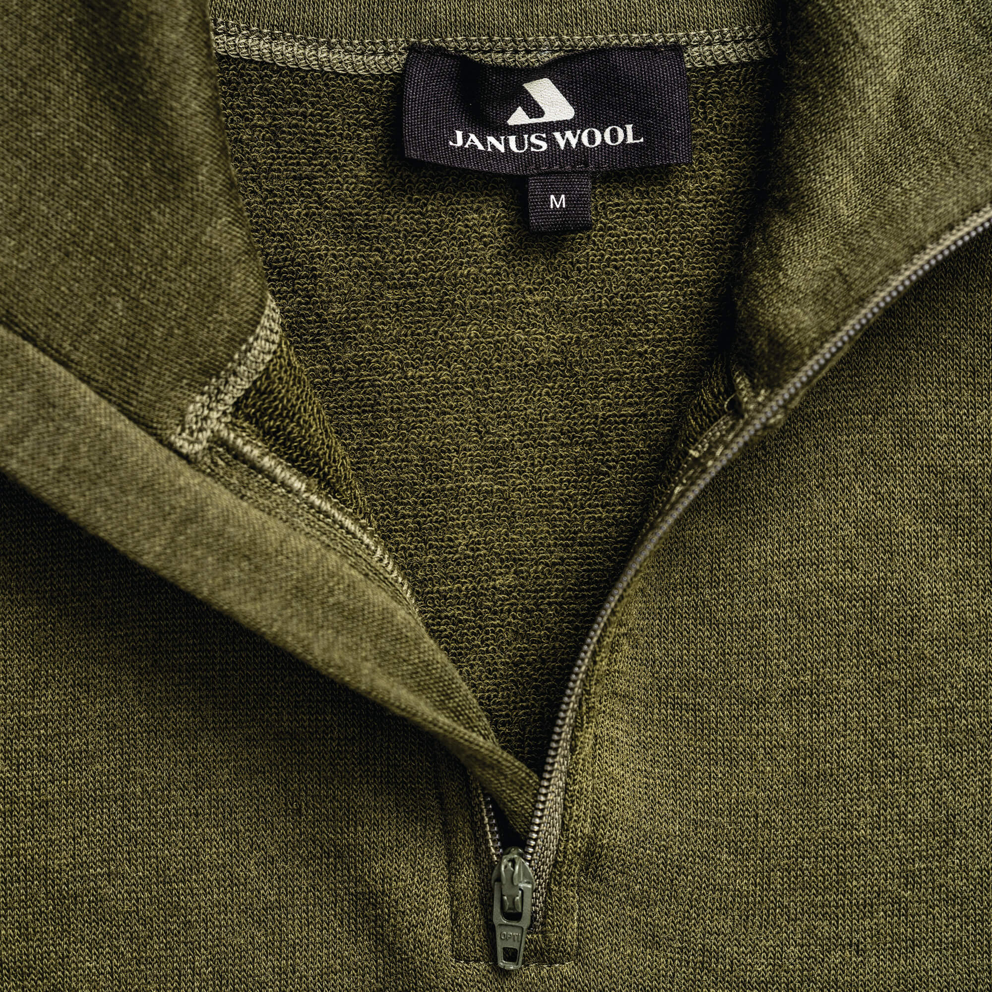 Polo med zip - Norse Merino 210 Unisex