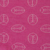 Janus merinoull stoff i farge rosa