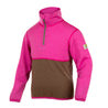 Ullpolo med zip Janus til barn, rosa