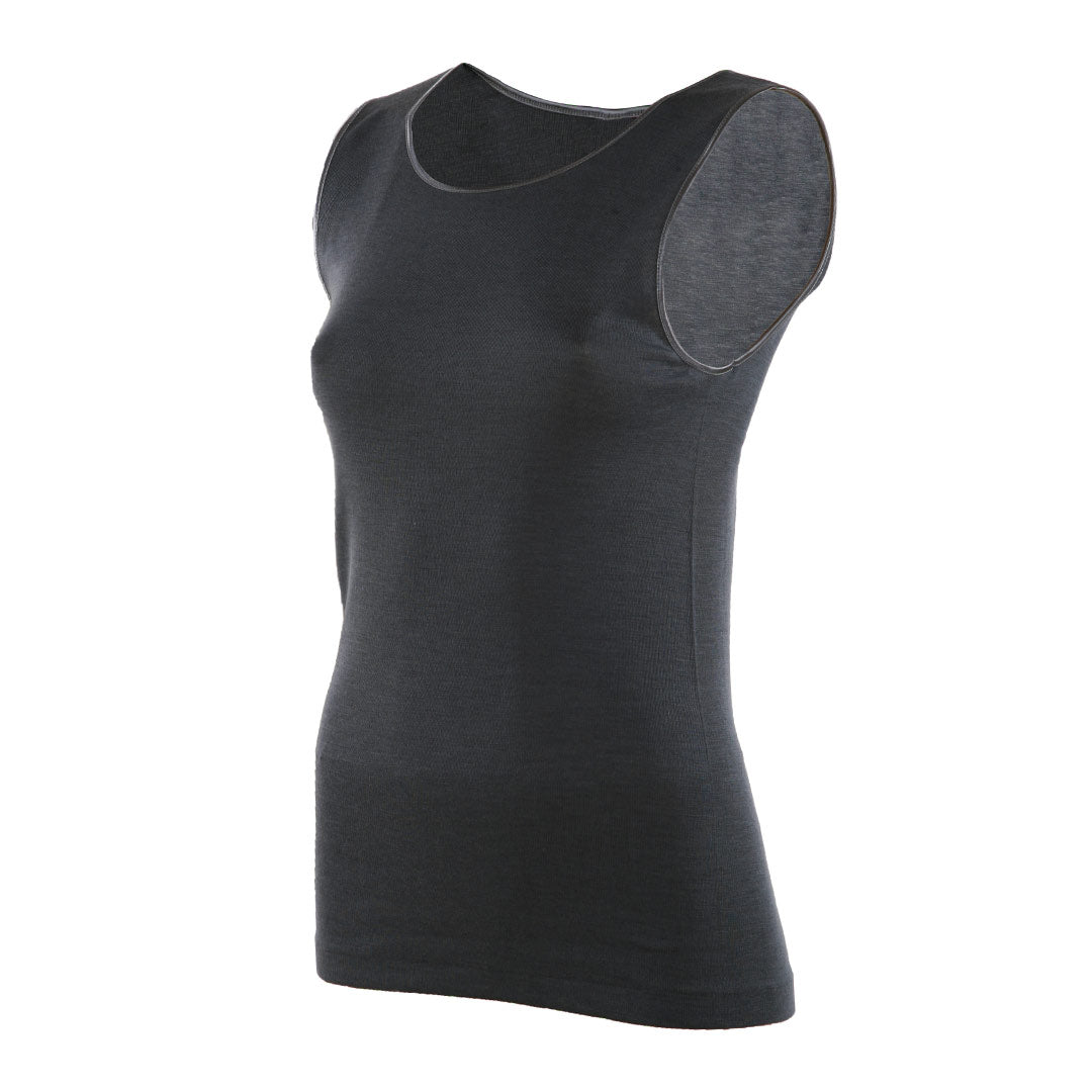 Merino Shop | 100% Merinowolle T Shirt Damen Langarm | schwarze Knöpfe Merino Shop | 100% Merinowolle T Shirt Damen Langarm | schwarze Knöpfe