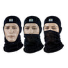 Balaclava i merinoull til herre og dame, svart