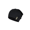 Beanie i merinoull Janus unisex, svart