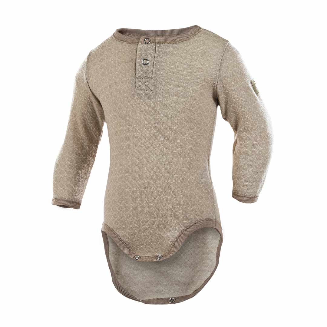 Janus merino ullbody til baby, beige